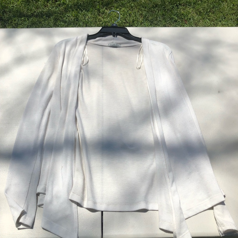 White Cardigan